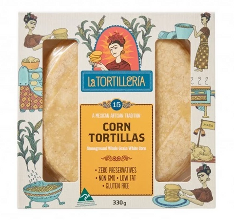 La Tortilleria Corn Tortillas (15pk) 330g