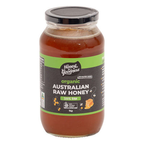 H2G Organic Australian Raw Honey 1KG