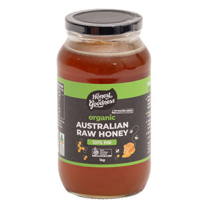 H2G Organic Australian Raw Honey 1kg