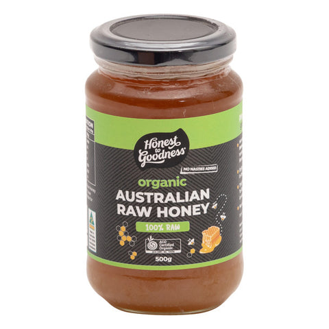 H2G Organic Raw Honey 500g