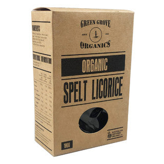 Green Grove Organic Spelt Licorice 180g